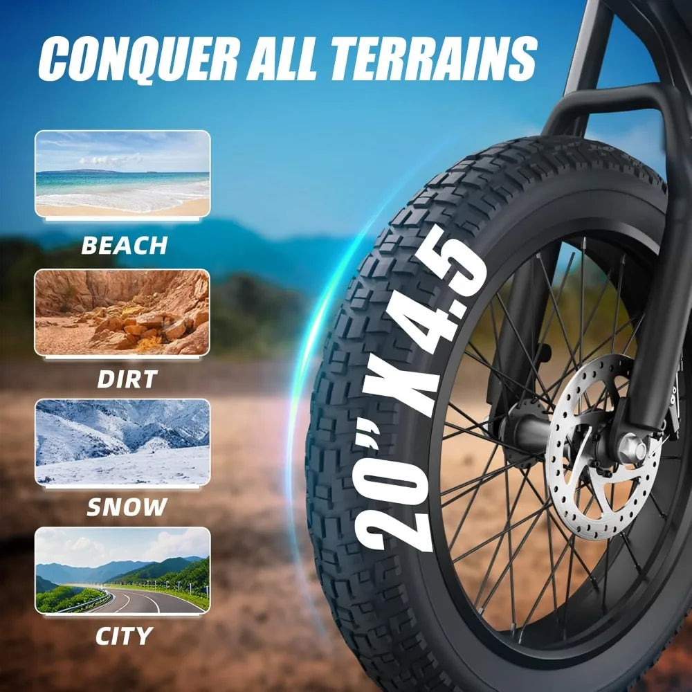 Peak 1200W Motor Electric Bike (ONLY 2 LEFT)