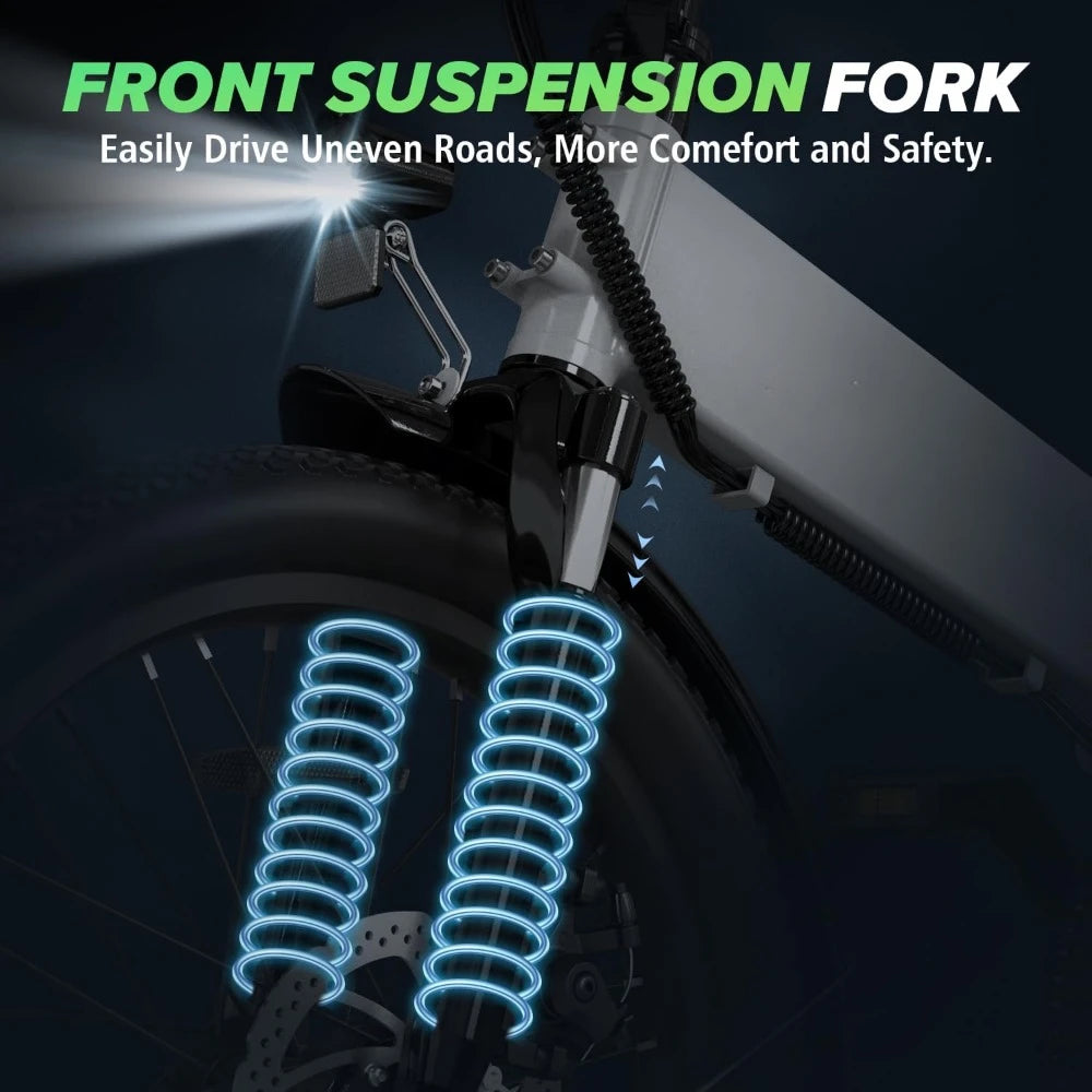 Fat Tire Folding Electric Bike (ONLY 2 LEFT)