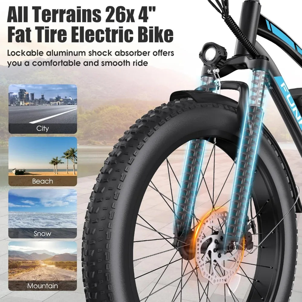 25MPH 60Miles Electric Mountain Bike