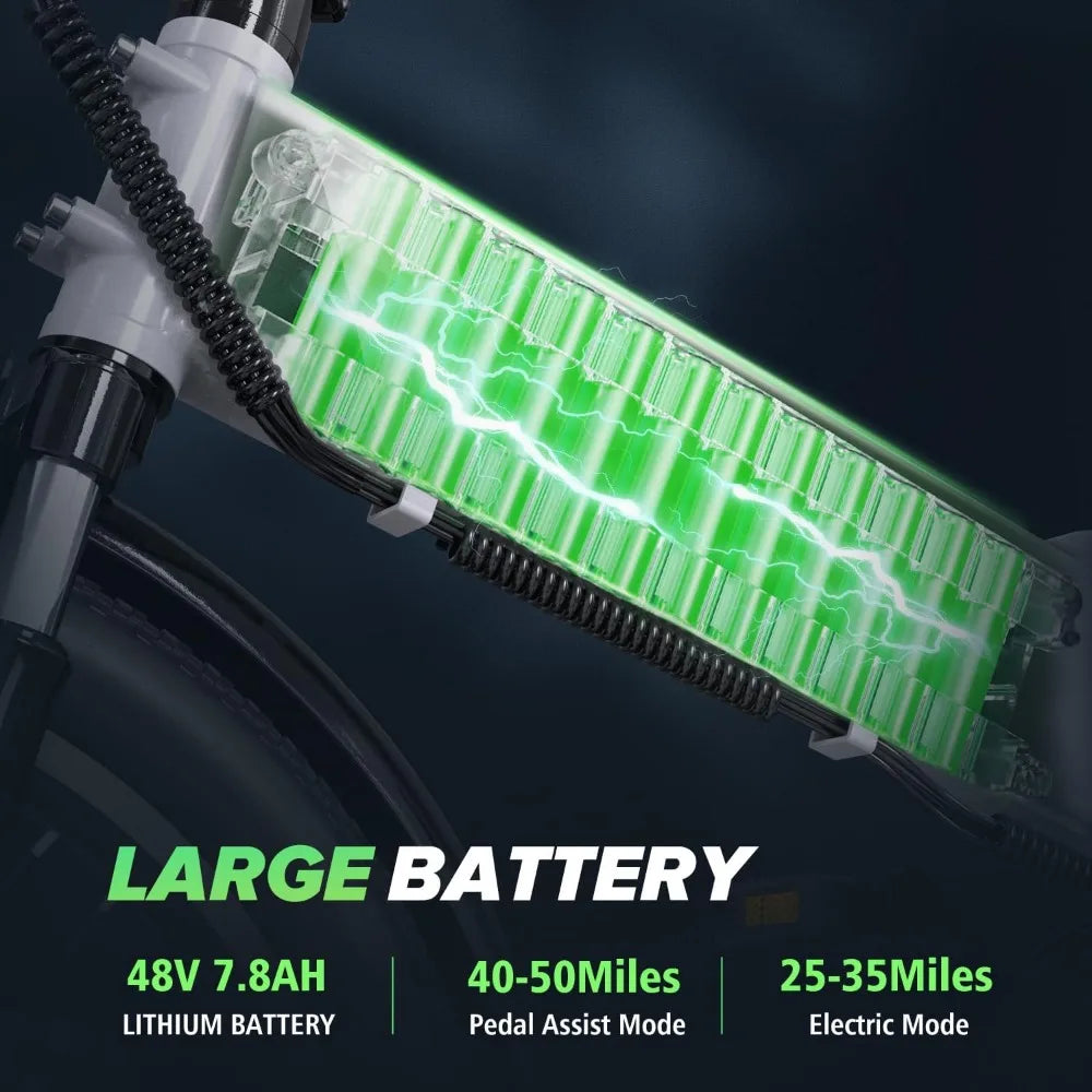 Fat Tire Folding Electric Bike (ONLY 2 LEFT)