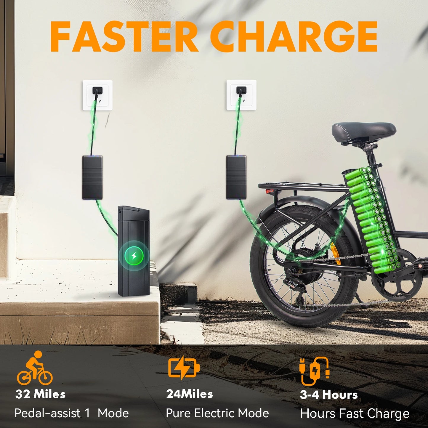 750W Motor Adjustable Electric Bike
