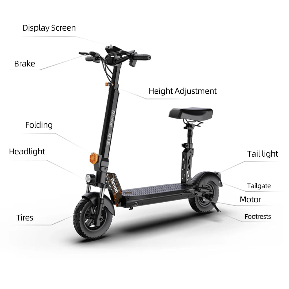 RuiToo RT6 1000W Powerful Scooter