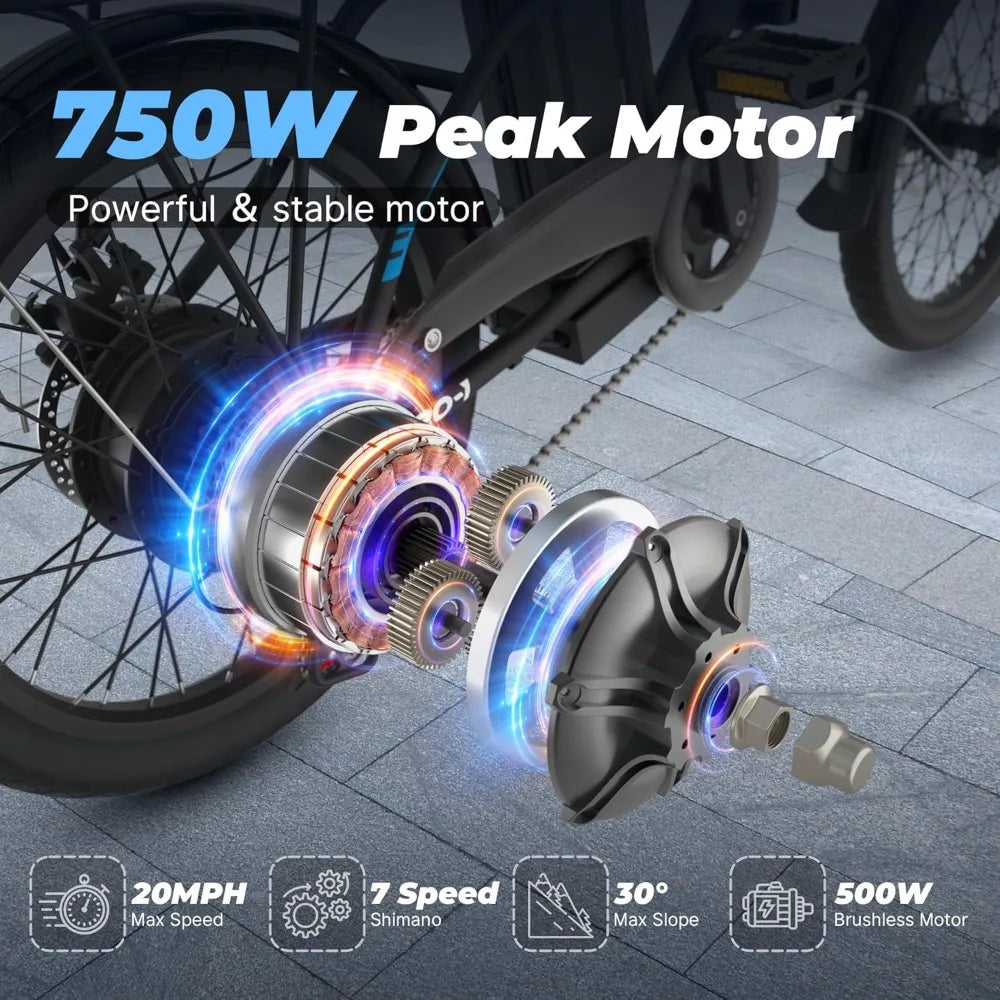 40 Miles 20MPH Electric Bike (ONLY 1 LEFT)