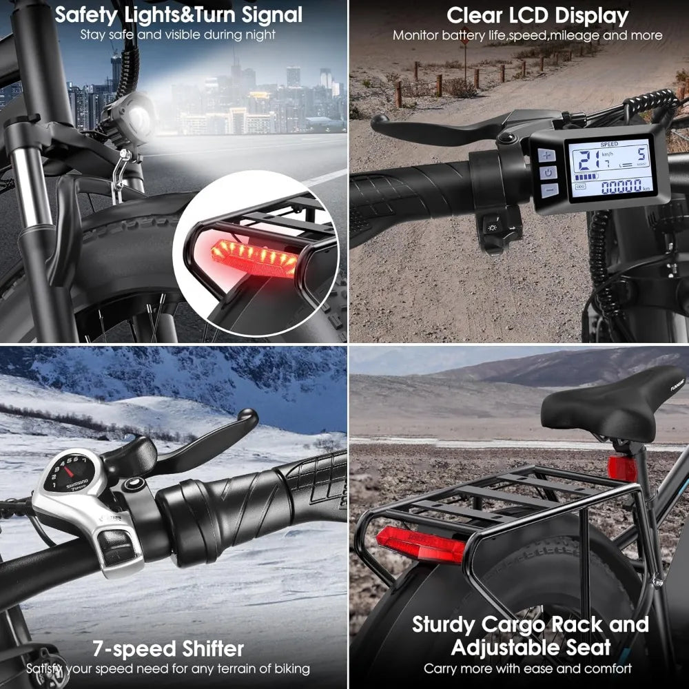 25MPH 60Miles Electric Mountain Bike