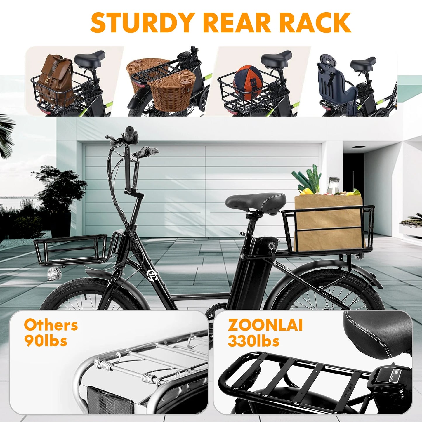 750W Motor Adjustable Electric Bike