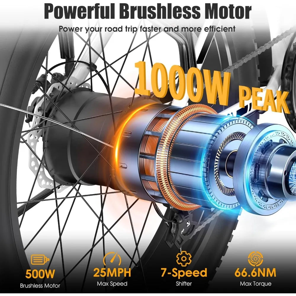 25MPH 60Miles Electric Mountain Bike